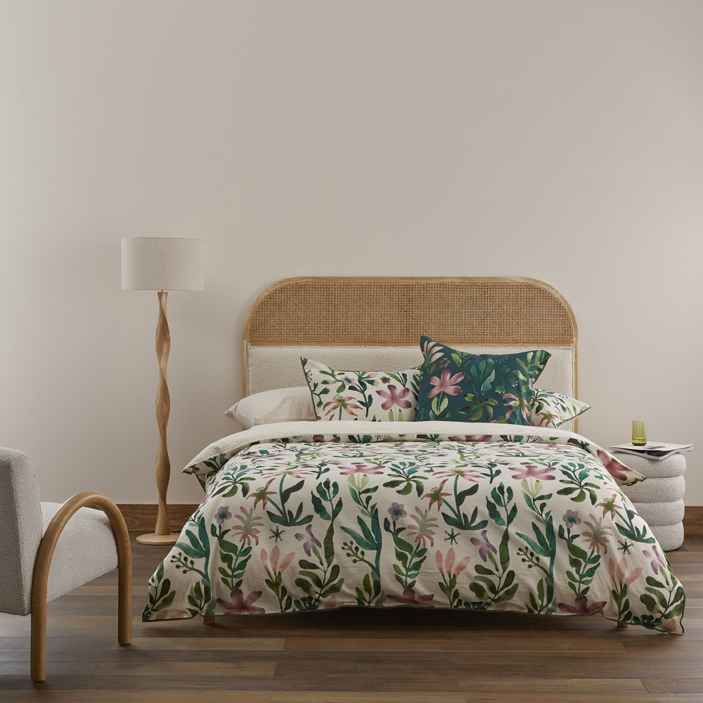 Inka Garden Natural Quilt Cover Set + Separates Adairs