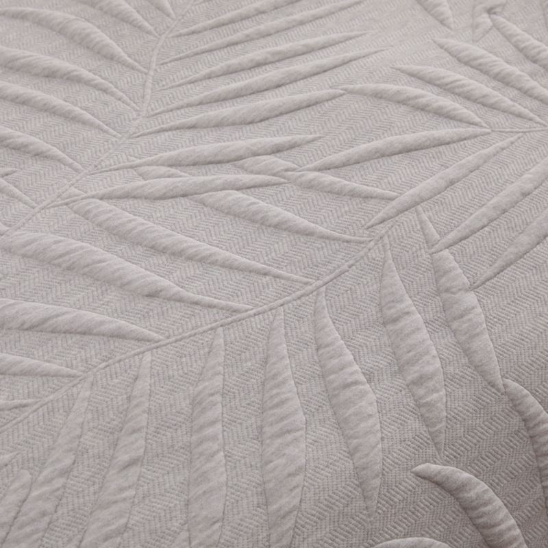 Airlie Palm Cloud Grey Jersey Quilted Quilt Cover Separates