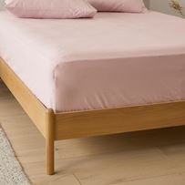 Flannelette Pink Plain Dye Sheet Separates