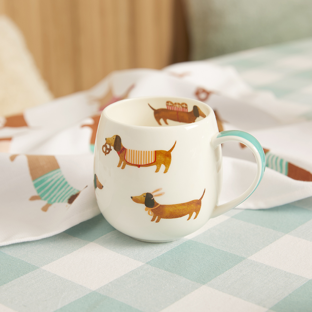 Sausage dog mugs hotsell