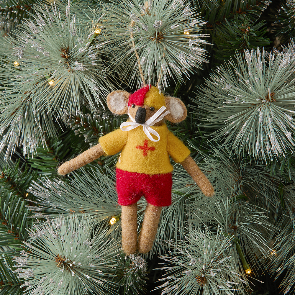 Surf christmas decoration 2025