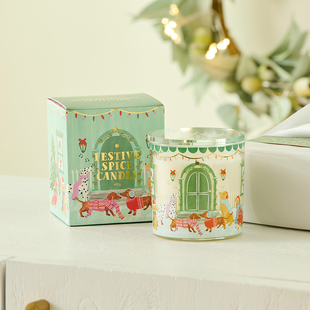 Christmas Festive Spice Candle 400g Adairs