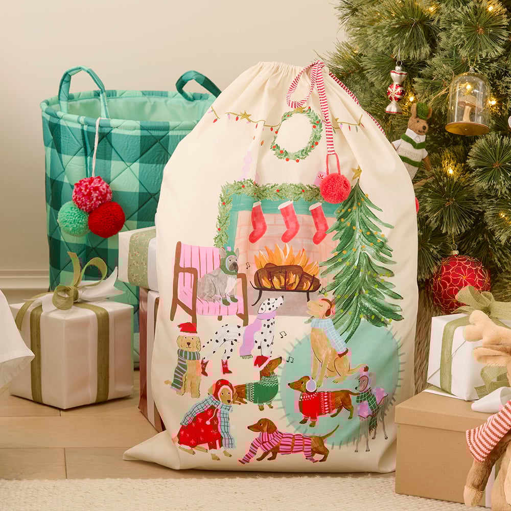 Santa bags for christmas best sale