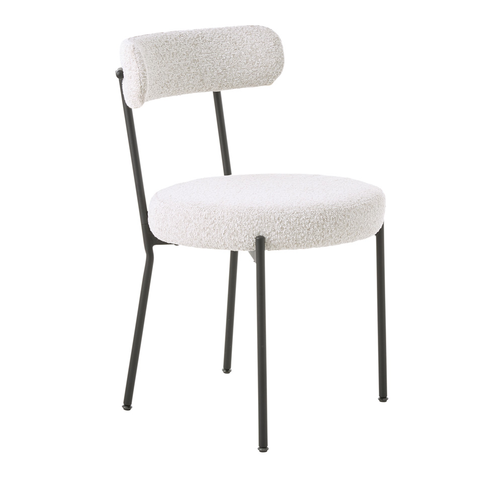Remi Snow Boucle Dining Chair Set of 2 Adairs