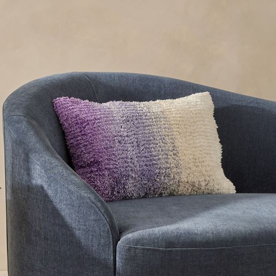 Horizon Lilac Tufted Cushion
