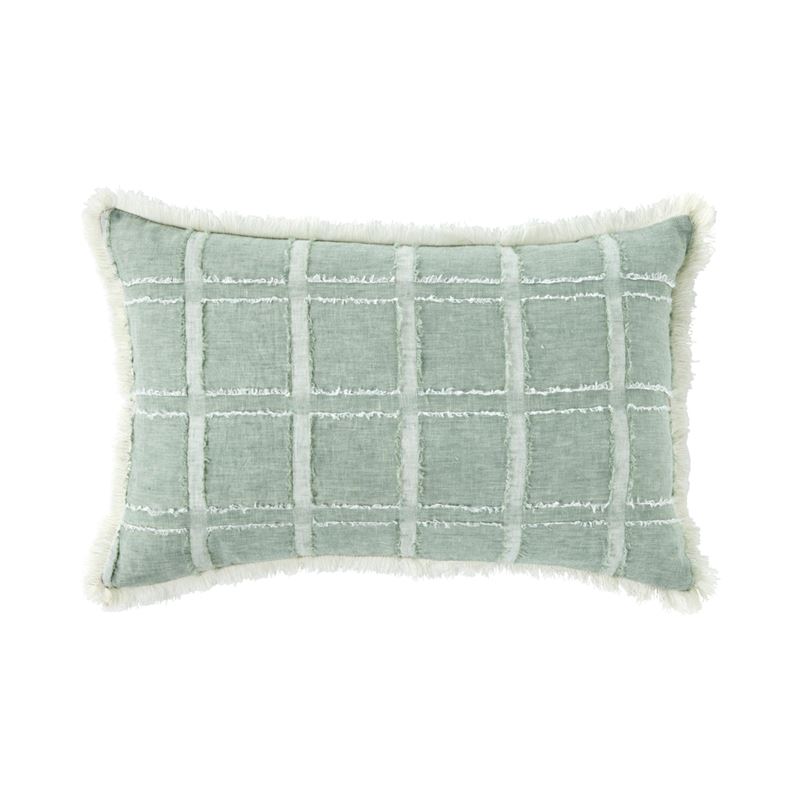 Pasquale Soft Green Linen Cushion