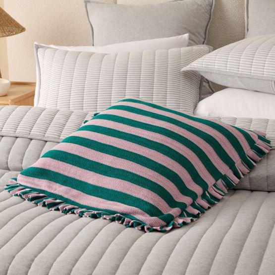 Rory Jewels Stripe Cushion
