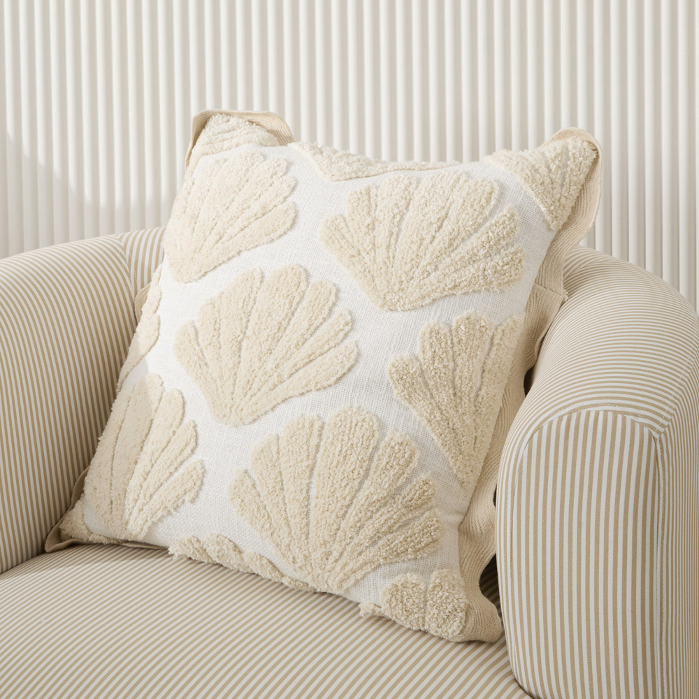 Sydney Natural Shell Cushion | Adairs