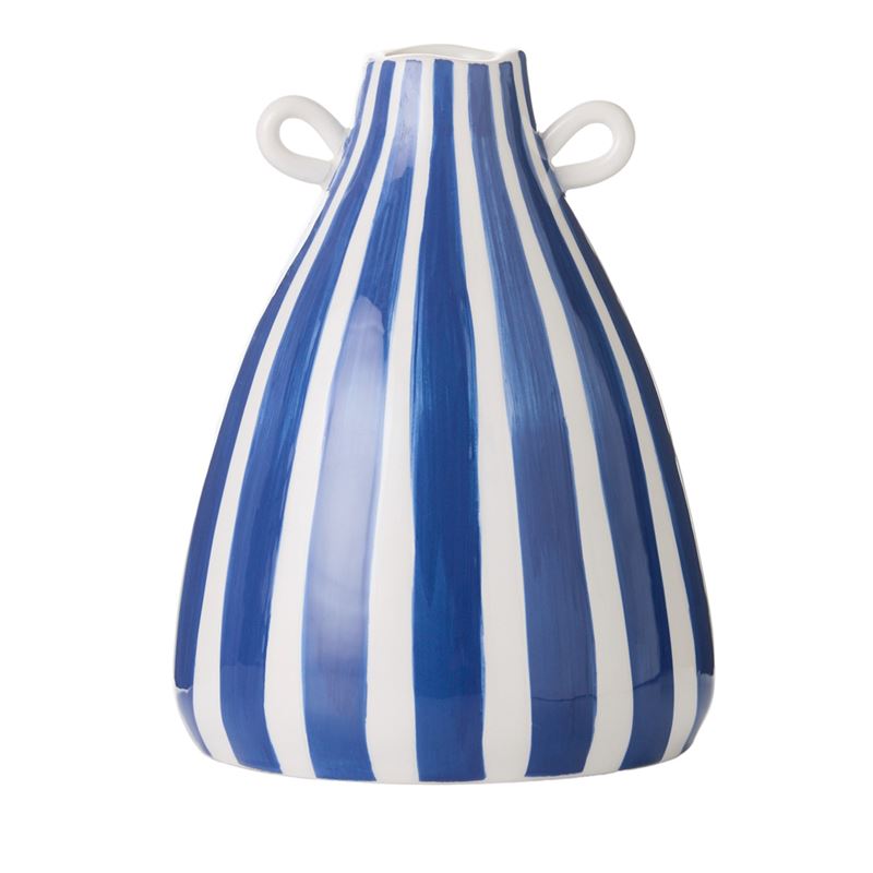 Lyon Azure Stripe Vase