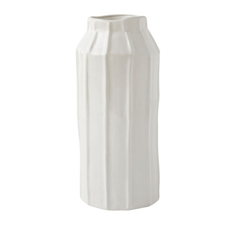 Oslo White Tall Vase