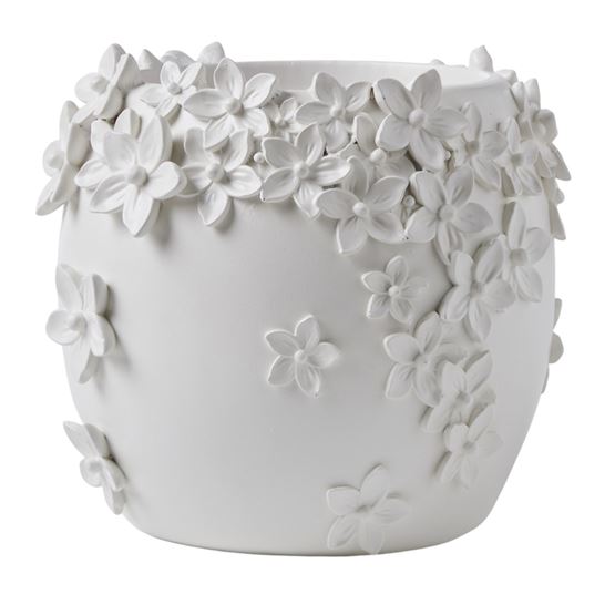 Wildflower White Pot
