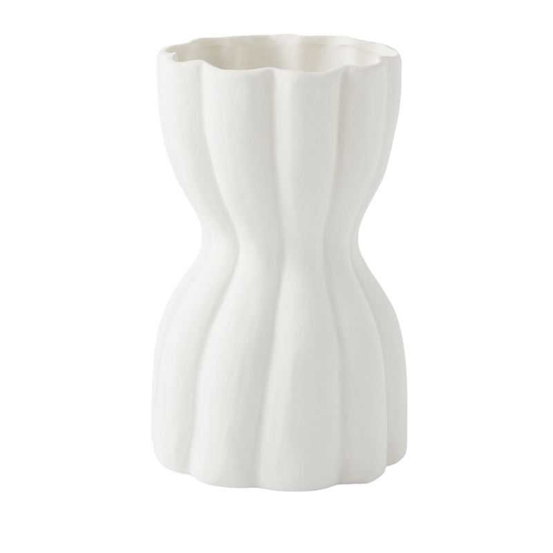Willow White Small Vase