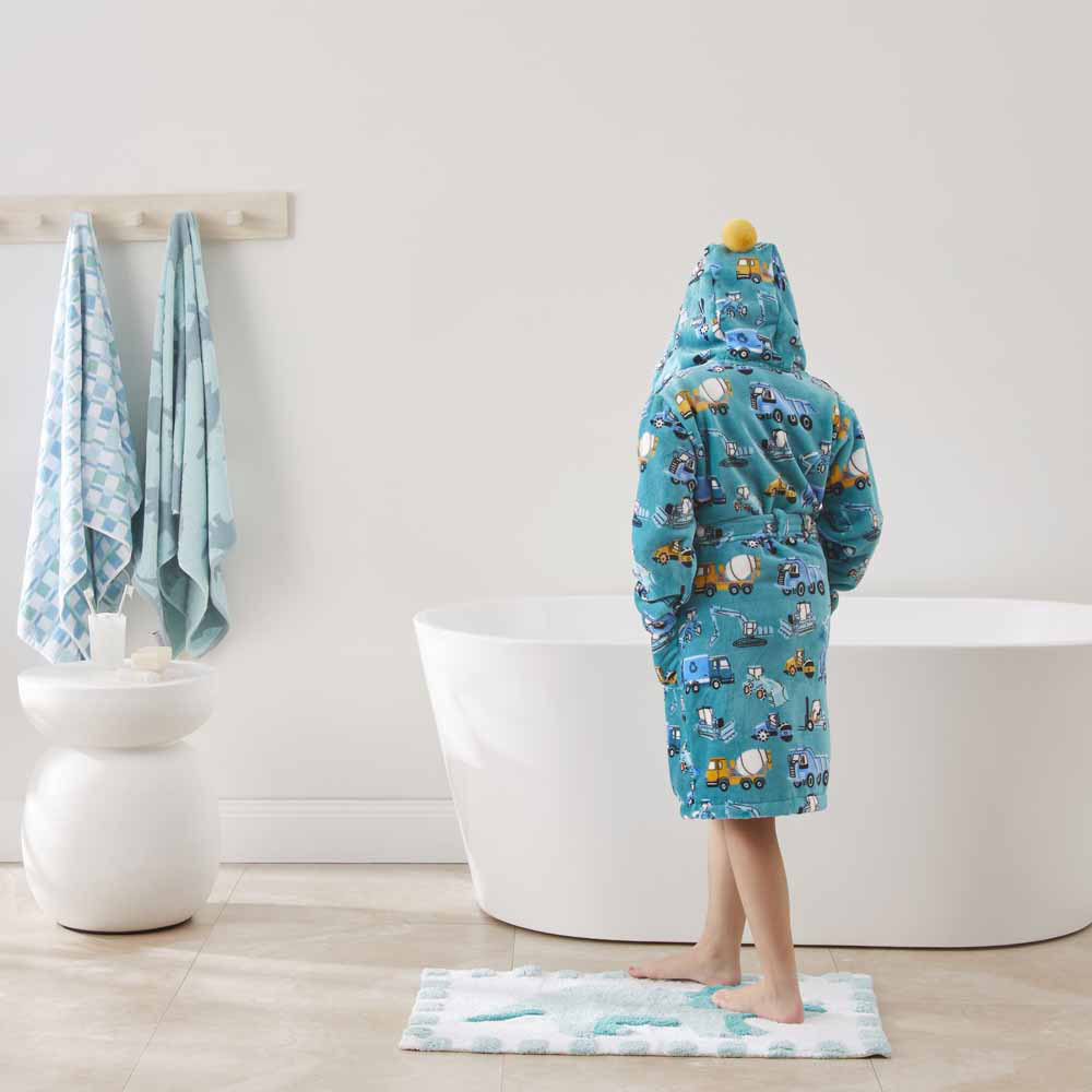 Adairs Kids Kids Truck Time Dressing Gown Adairs