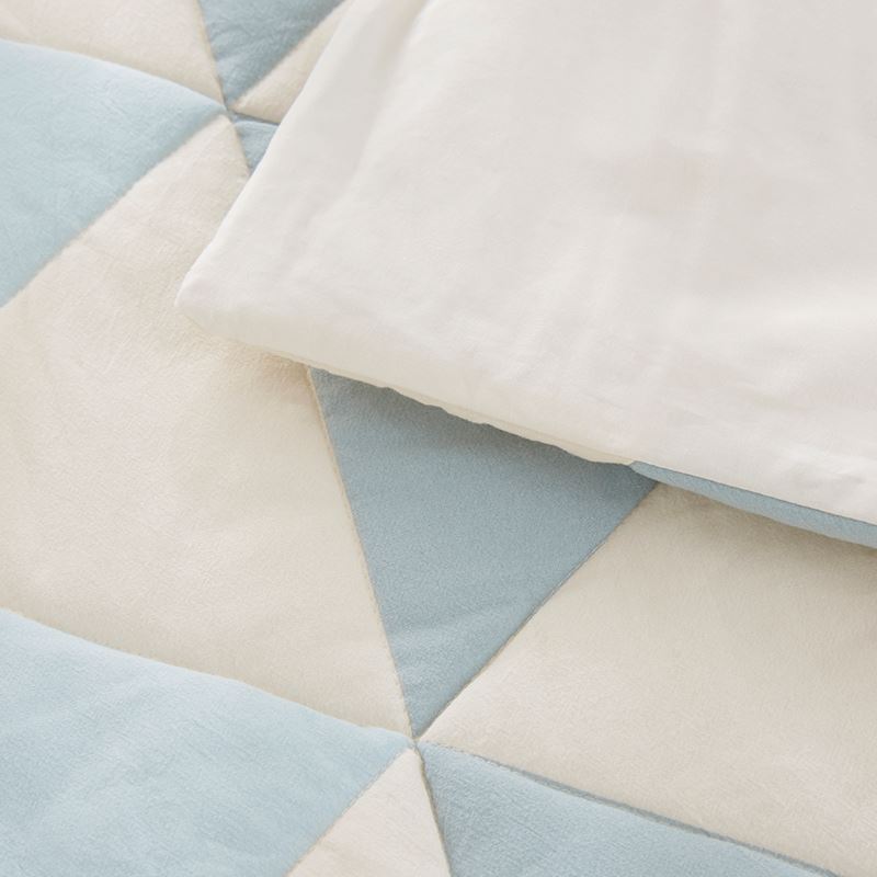 Hunter Stonewashed Quilted Cot Quilt Cover Set