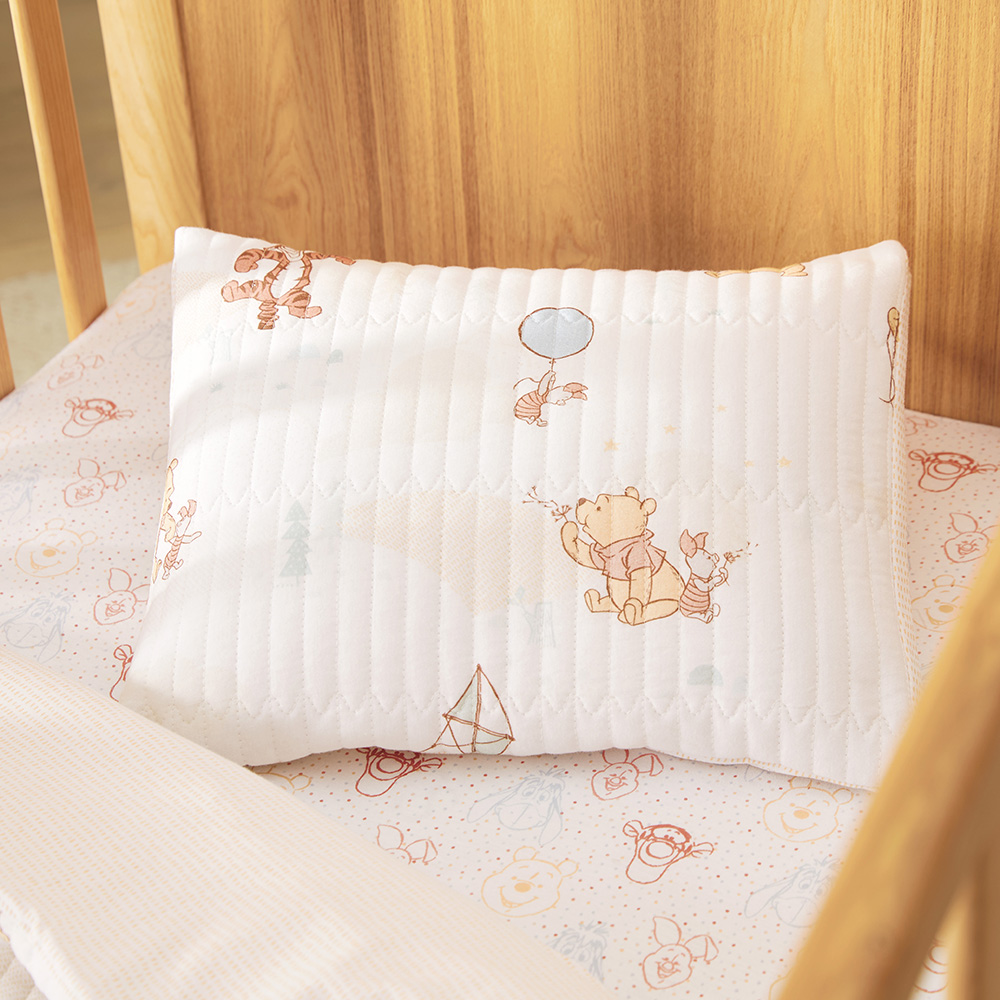 Adairs Kids Disney Winnie the Pooh Quilted Cot Quilt Cover Set Adairs