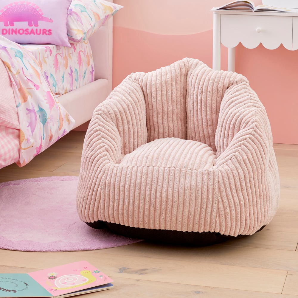 Adairs Kids Cody Pink Cord Chair Adairs