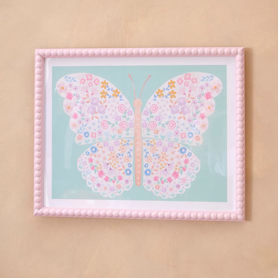 Floral Butterfly Wall Art