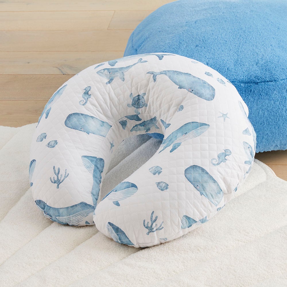 Adairs Baby Whale Wonder Nursing Pillow Adairs