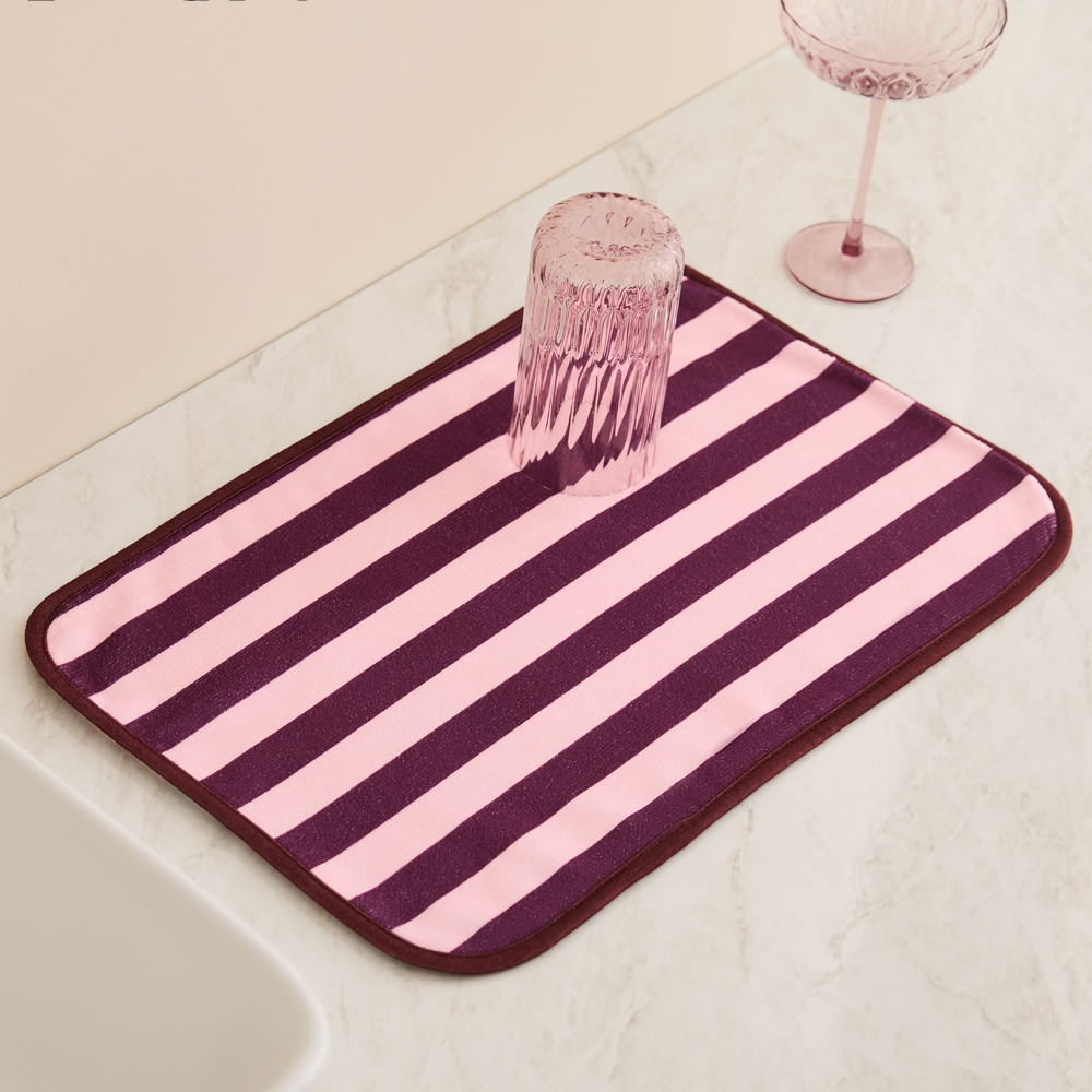 Harper Rose Floral Reversible Drying Mat | Adairs