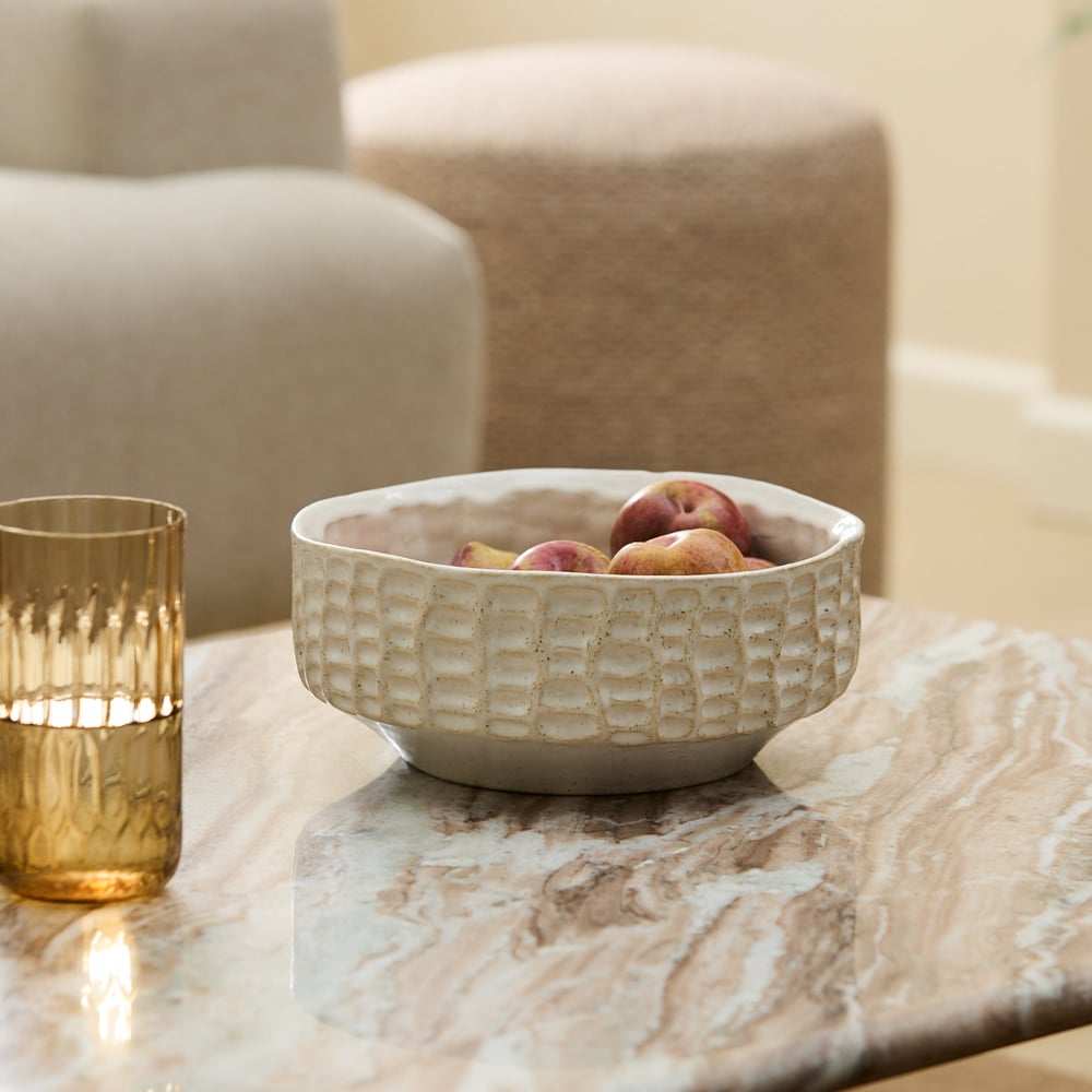 Rock Pool White Bowl | Adairs