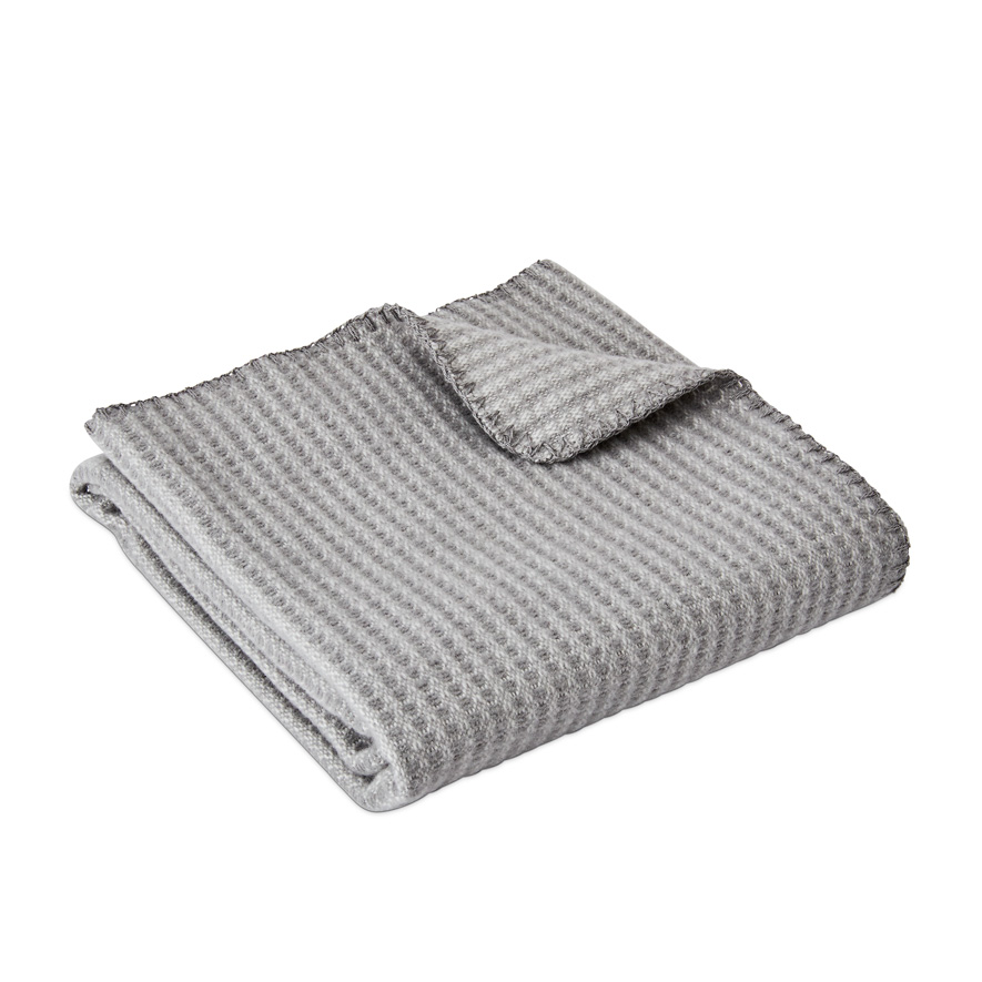 Bamboo Wool Grey Baby Blanket Adairs