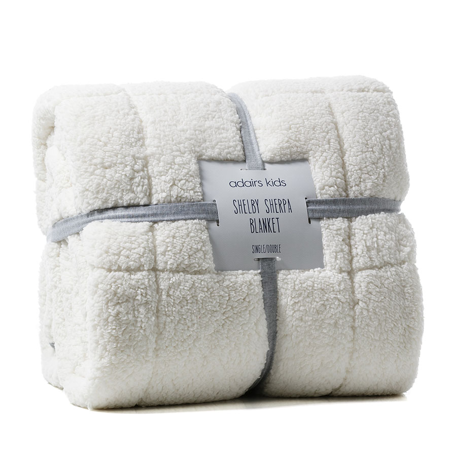 B&m sherpa bedding on sale