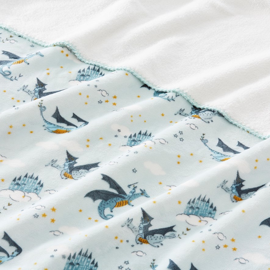 Designer Dragon Tales Sherpa Blanket Adairs