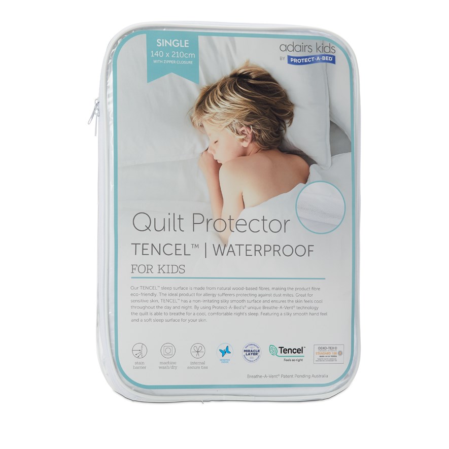 Tencel Waterproof Quilt Protector Adairs