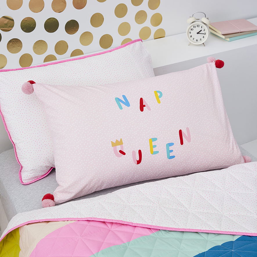 Text Pillowcase Nap Queen Adairs