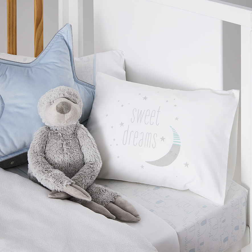 Cot Text Pillowcase Sweet Dreams Adairs