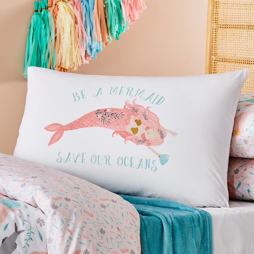 Mermaid pillowcase sales