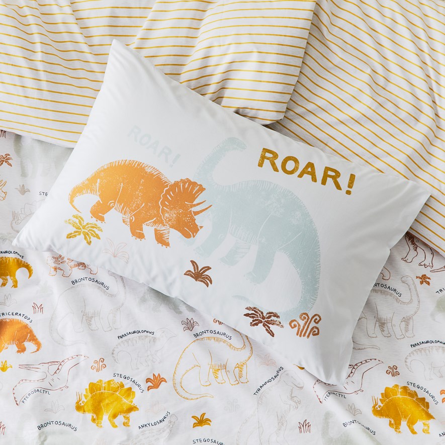 Dinosaur Roar Pillowcase Adairs