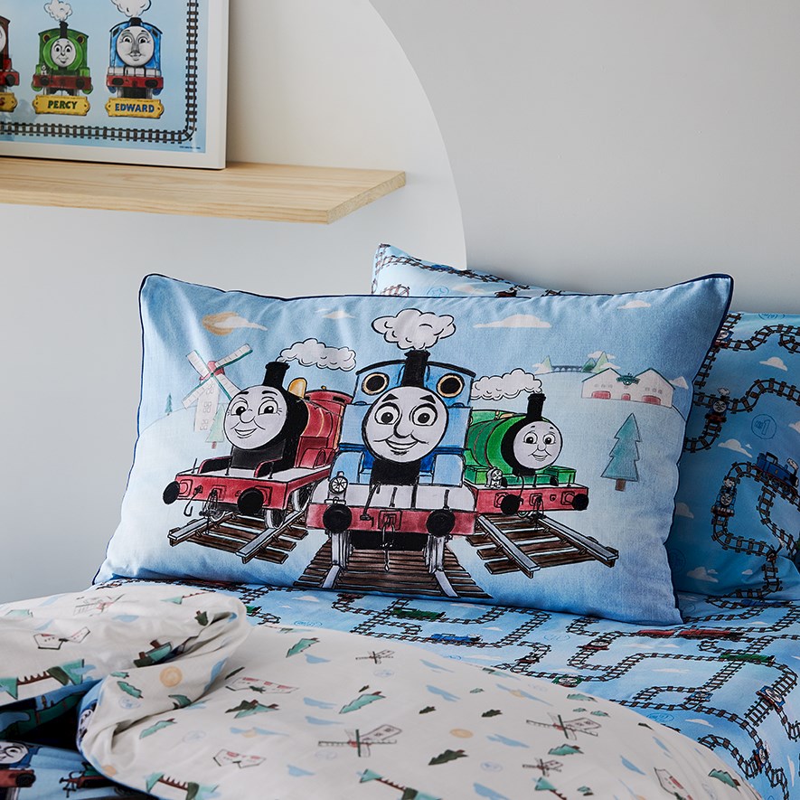 Thomas the shop train pillowcase