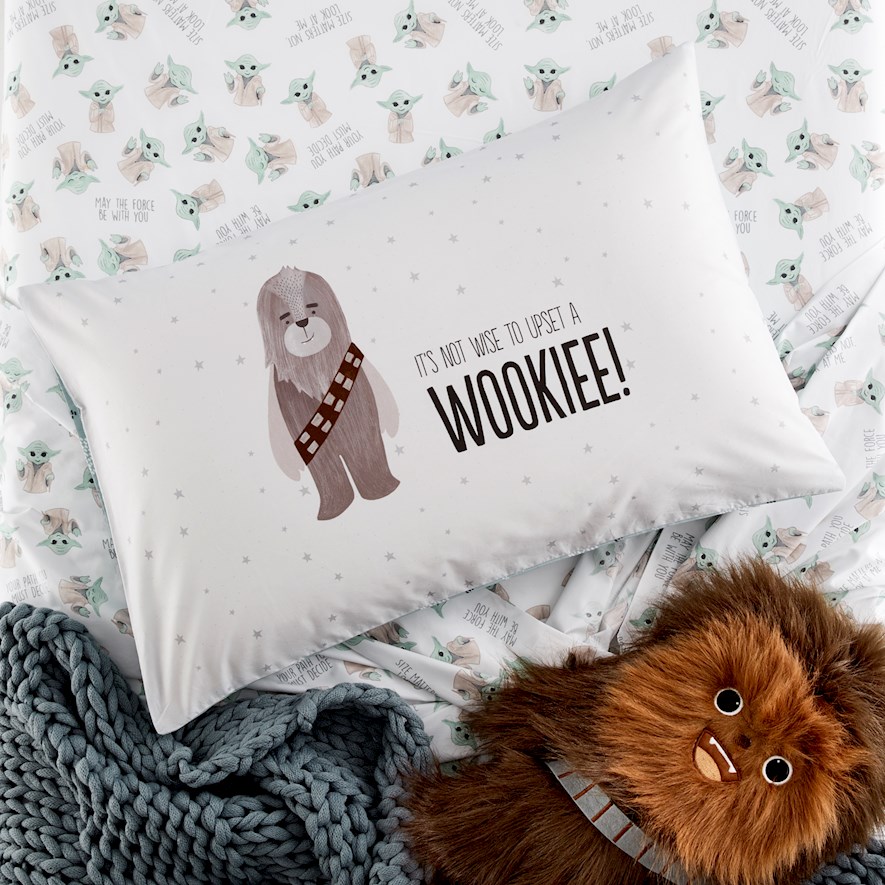 Adairs Kids Star Wars Natural Wookiee Pillowcase Adairs