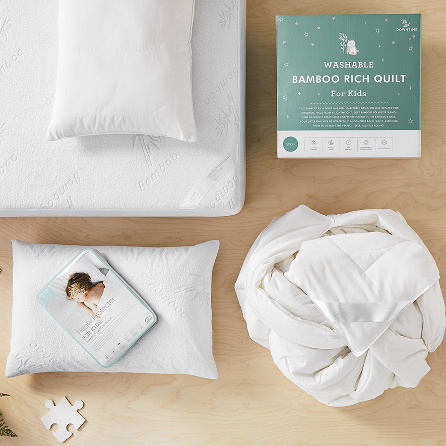 Adairs Kids Kids Bamboo Waterproof Pillow Protector Adairs