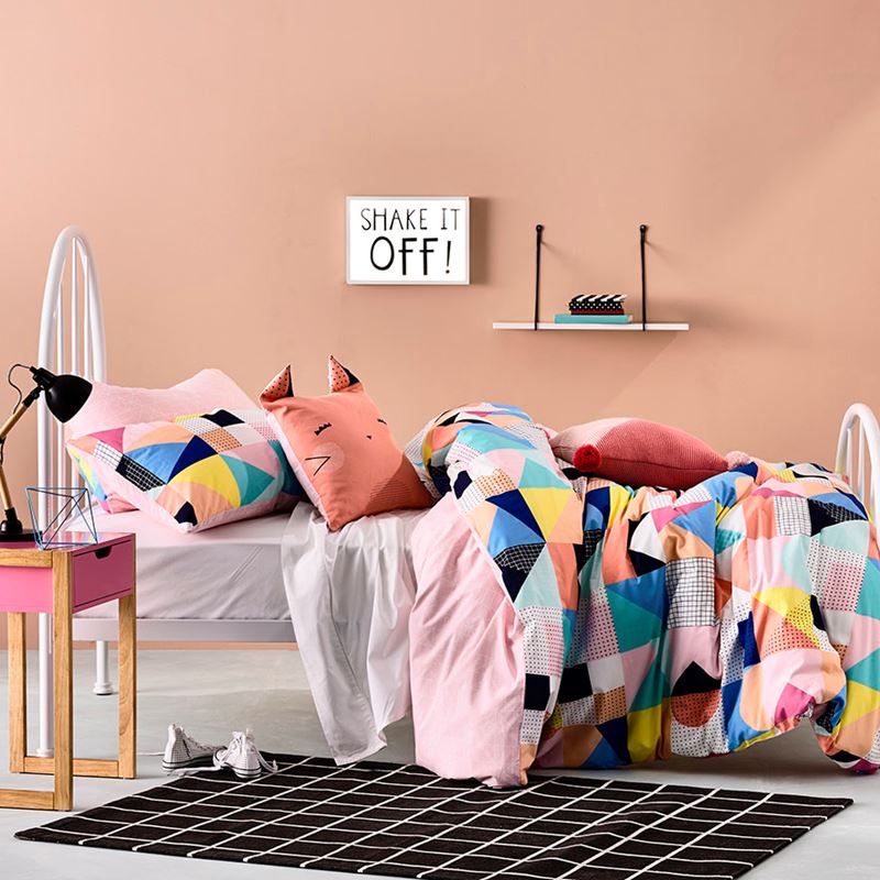 Darcee Pink Bedlinen Pink | Adairs