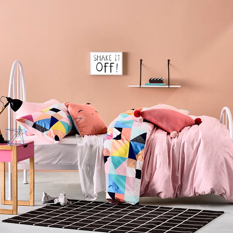 Darcee Pink Bedlinen Pink | Adairs