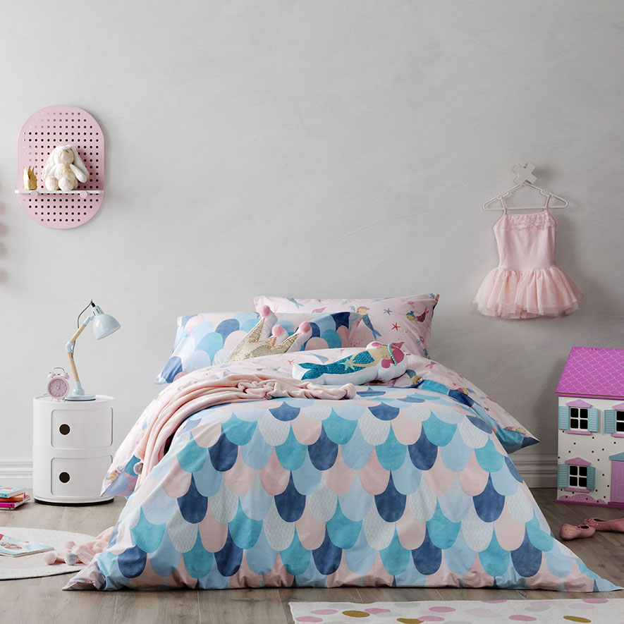 Mermaid double cheap duvet set