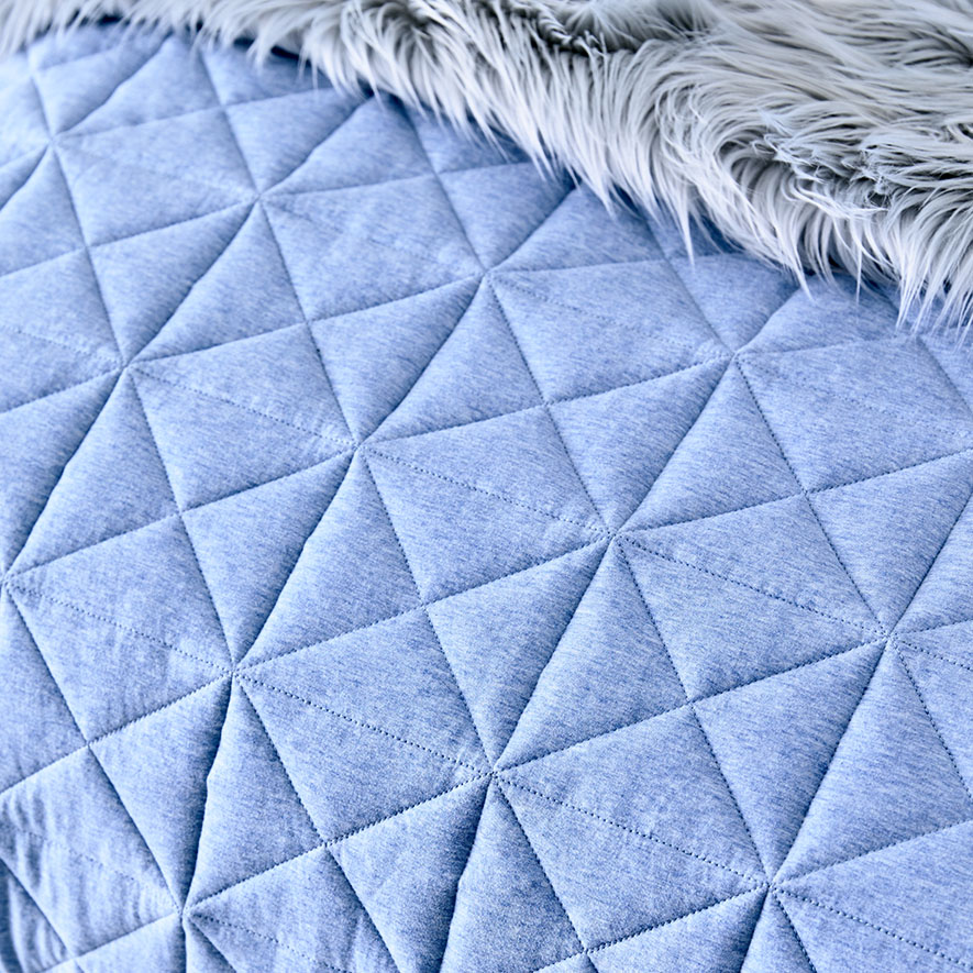 Adairs Kids Harvie Jersey Quilt Cover Set Blue Adairs