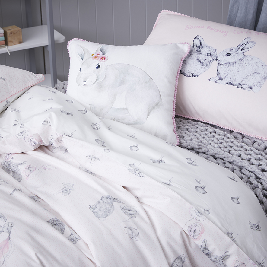 Pink woodland bedding online