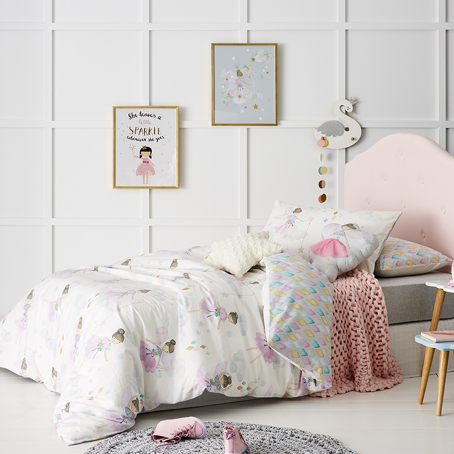 Harlequin Fairy Quilt Cover Set Adairs