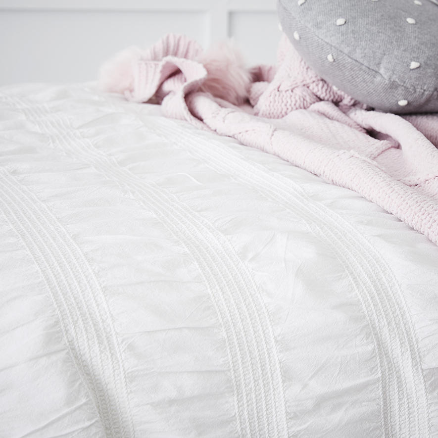 Angelica Quilt Cover Set White Adairs