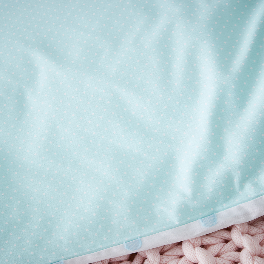 Dahlia Quilt Cover Set Aqua Adairs