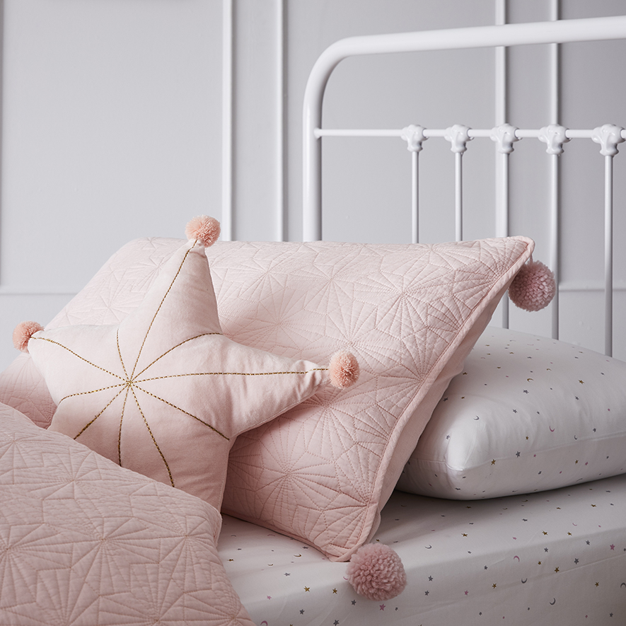 Isabella Quilted Quilt Cover Set Rose Adairs