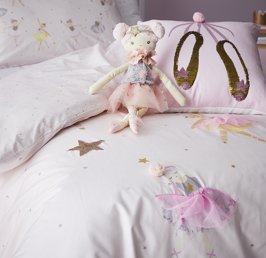 Giselle Quilt Cover Set Pink Adairs