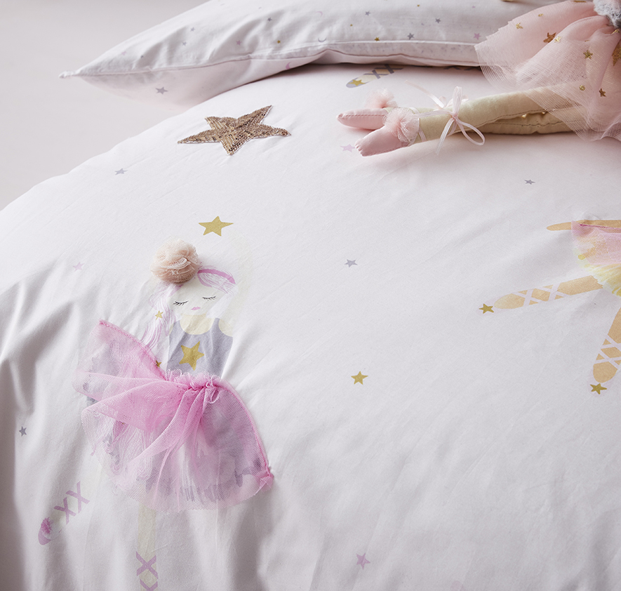 Giselle Quilt Cover Set Pink Adairs