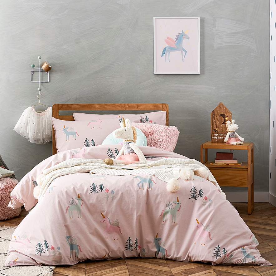 Unicorn quilt clearance cover single