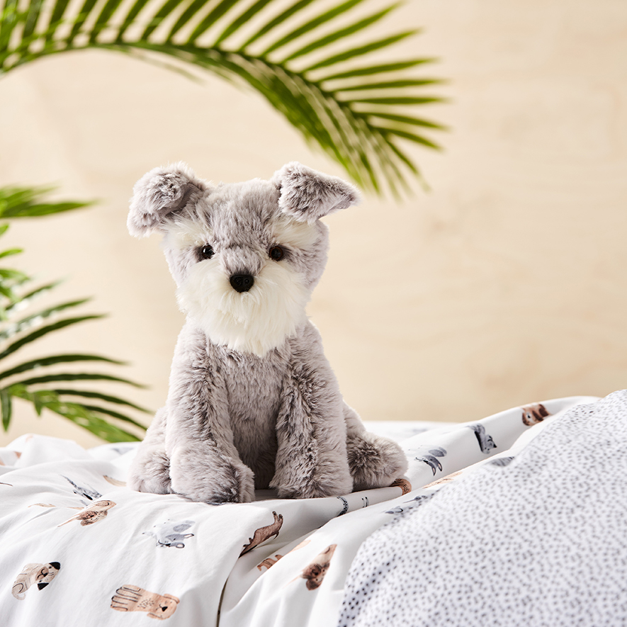 Woof Woof Quilt Cover Set White Adairs