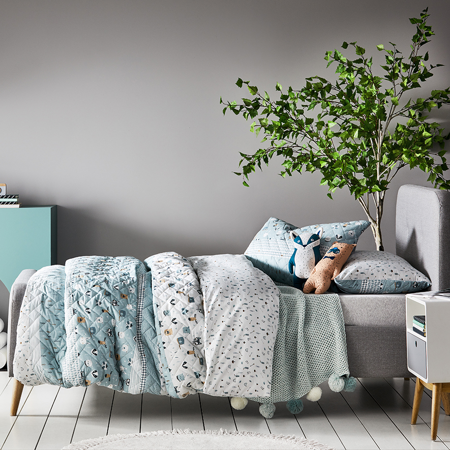Woodland animal duvet cover hotsell