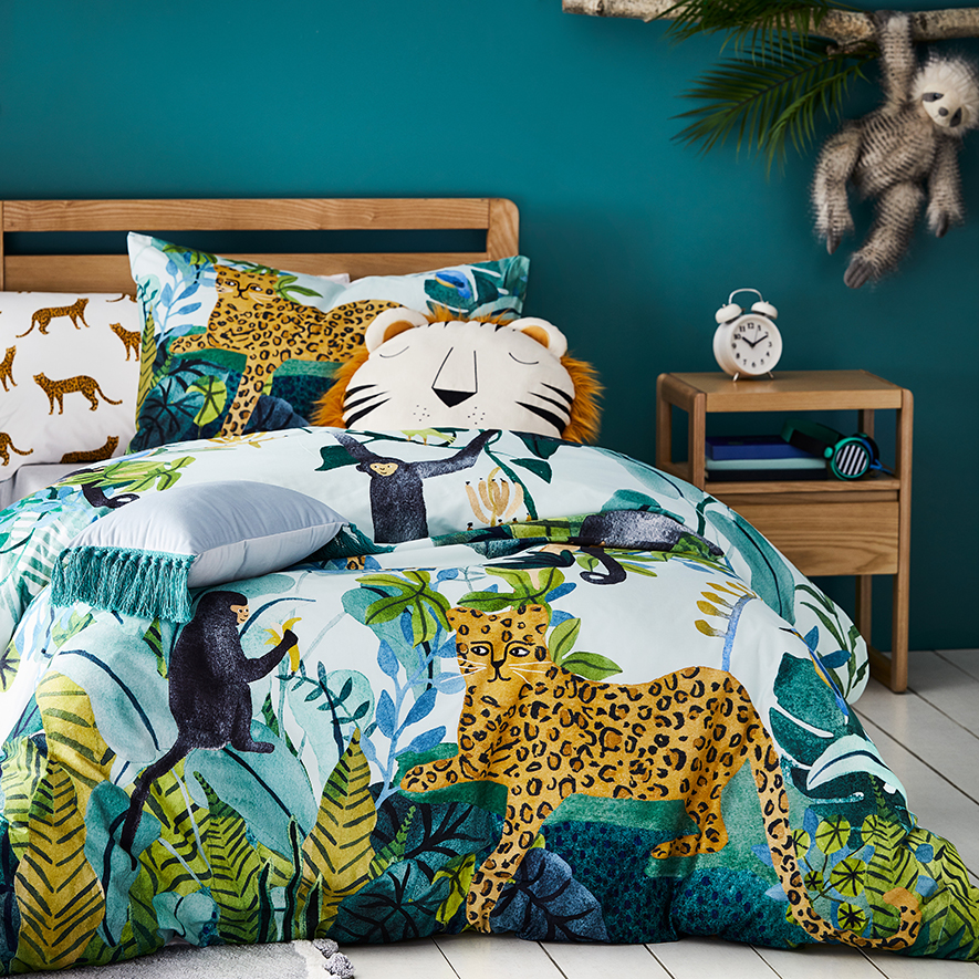 Monkey Jungle Story Quilt Cover Set Adairs